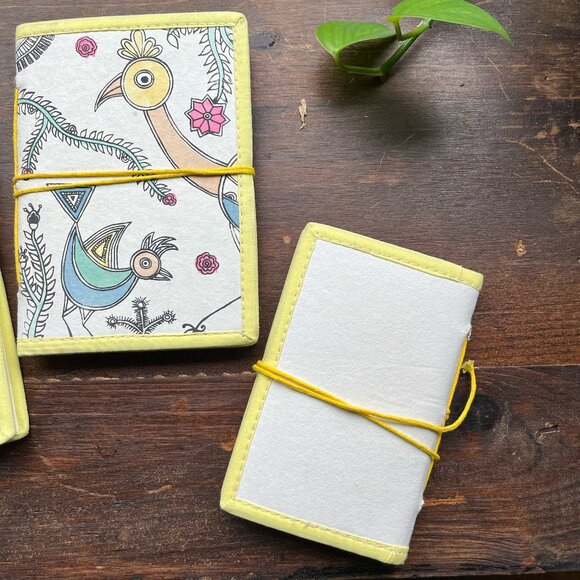 Modelli Creations set of 3 natural fiber journals - Picture 3 of 8
